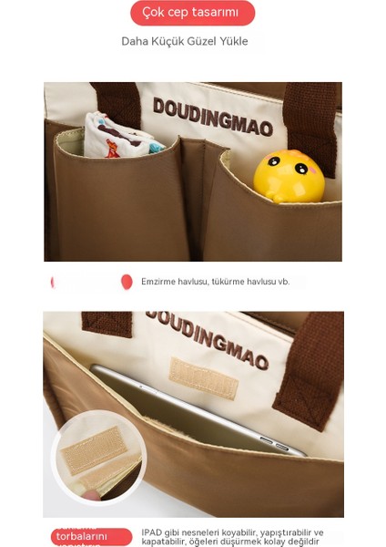 Anne Çantası Yeni Japon ve Kore Taşınabilir Çapraz Çapraz Çok Fonksiyonlu Anne Çantası Işe Gitmek Için Taşınabilir Büyük Kapasiteli Anne Bebek Çantası (Yurt Dışından) indirimleri