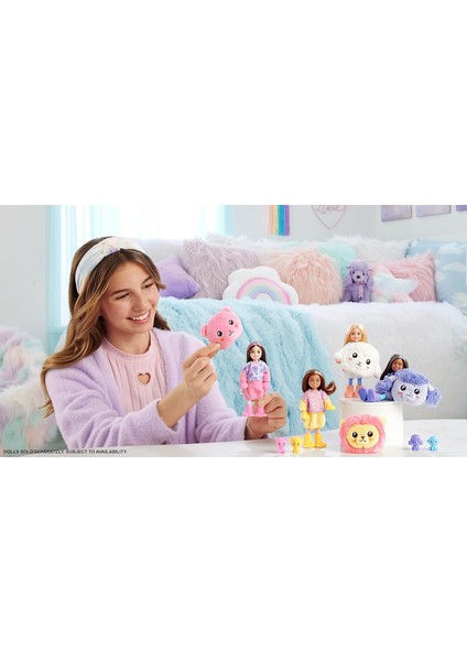 Cutie Reveal Bebekler Chelsea Sevimli Kostümler Serisi Aslan HKR21