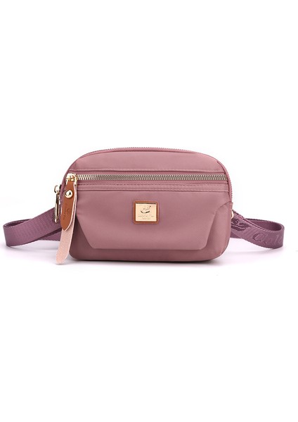 Yeni Bayan Mini Crossbody Çanta Kore Trendy Çok Katlı Cep Telefonu Çanta Omuz Çantası Göğüs Çantası (Yurt Dışından)