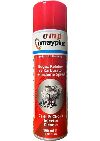 Omayplus Boğaz Kelebek ve Karbüratör Temizleme Spreyi 500 ml