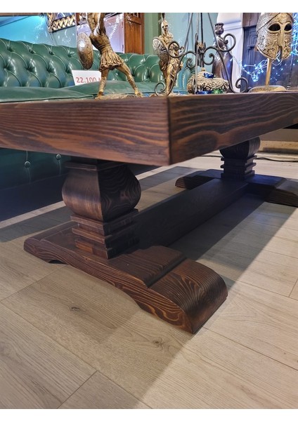 Victorian Doğal Kayın Ağacı Sehpa Ceviz Cila modelleri