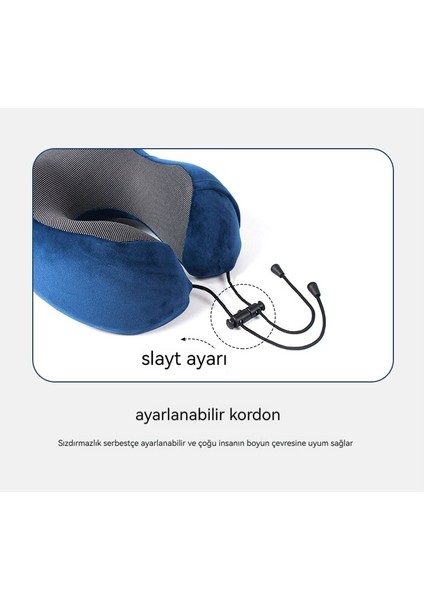 Hafızalı Köpük U Şeklinde Yastık Saklama Seyahat Şekerleme Boyun Yastığı (Yurt Dışından) fiyatları