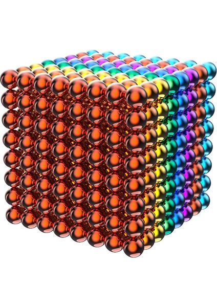 512 Bucky Ball Manyetik Toplar Güçlü Manyetik Oyuncak Eğitim Montajı (Yurt Dışından)