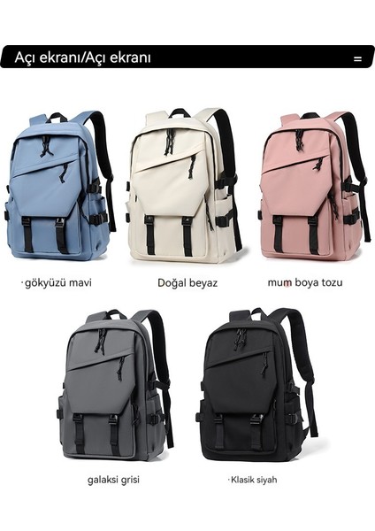 Basit, Modaya Uygun ve Şık, Büyük Kapasiteli Sırt Çantası (Yurt Dışından) fiyatları