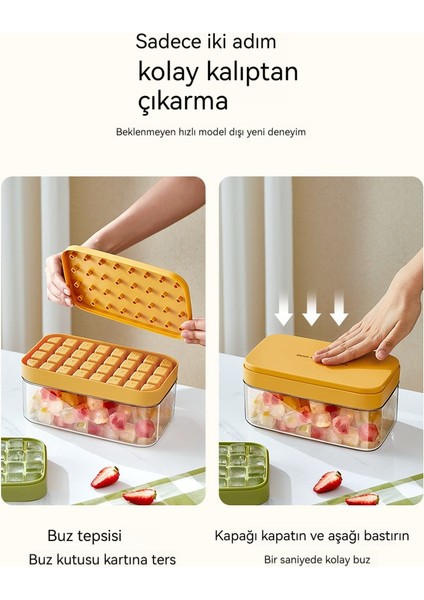 Büyük Kapasiteli Silikon Buz Izgarasında Ev Buz Depolama Buz Kutusu (Yurt Dışından) fiyatları