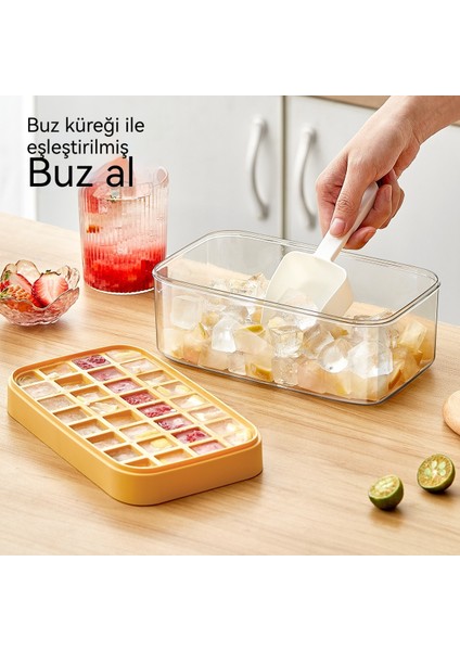 Büyük Kapasiteli Silikon Buz Izgarasında Ev Buz Depolama Buz Kutusu (Yurt Dışından) indirimleri