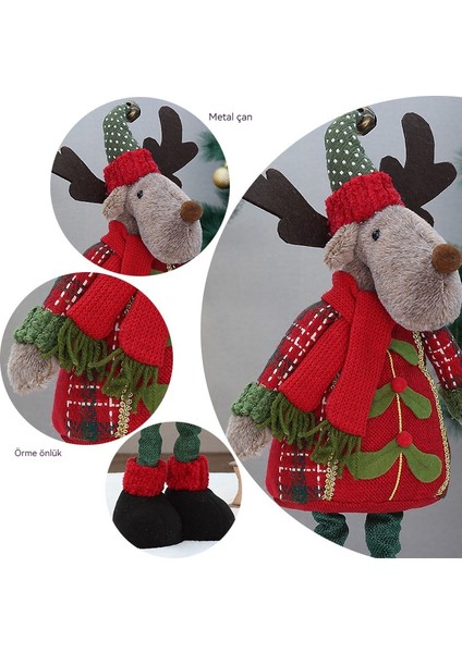 Yaşlı Adam Kardan Adam Elk Bebek Noel Süsleri (Yurt Dışından) fiyatları