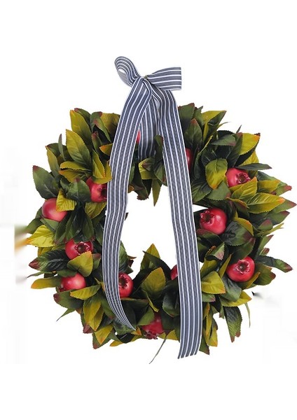 45CM Hasat Festivali Nar Meyve Çelenk Süsleme (Yurt Dışından)