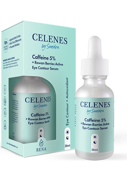 Celenes Caffeine 5% + Rowan Berries Active Eye Contour Göz Serumu