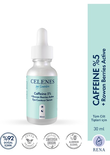 Celenes Caffeine 5% + Rowan Berries Active Eye Contour Göz Serumu