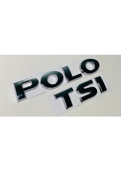 Vw Polo Tsi 2010 - 2017 Krom Arka Bagaj Yazısı Set