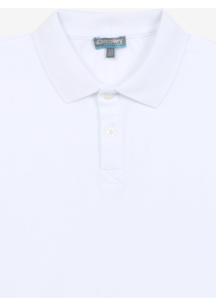 Beyaz Çocuk Polo T-Shirt D3WU-TST6 modelleri