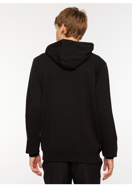 Jack Wolfskin Arthur Hoody Siyah Erkek Kapüşonlu Sweatshirt 1000001TR