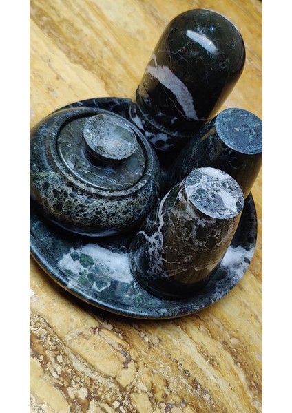 Mermer Tuzluk Biberlik Baharatlık Seti Doğaltaş fiyatları