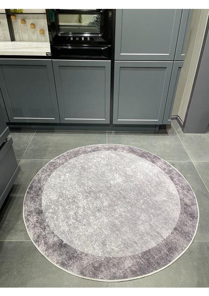 Geometrik Çizgili Lateks Deri Taban Saçaksız Mutfak Halısı fırsatları