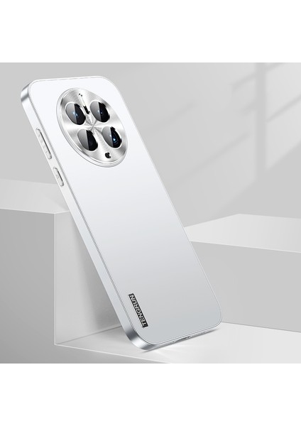 Huawei Mate 50 Pro Için Mikro Buzlu Metal Boya Telefon Kılıfı (Yurt Dışından)