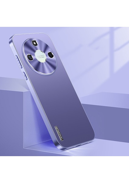 Honor X40 Için Mikro Buzlu Metal Boya Telefon Kılıfı (Yurt Dışından)