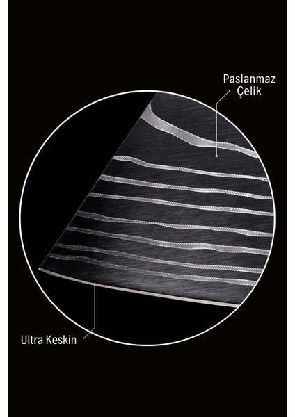 Japon Kiritsuke Şef Bıçağı ( Kırmızı reçine saplı )