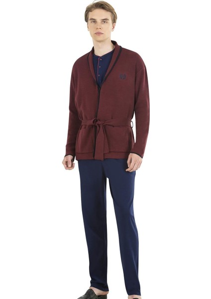 Erkek Penye Rob Bordo Takım 5630