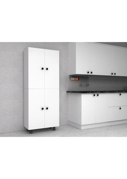 Zerka Mobilyahome 4 Raflı Çok Amaçlı Dolap %100 Mdf fiyatları