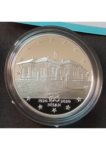 TBMM meclisinin Açılışının 100. Yılı Gümüş Hatıra Parası Sertifikalı