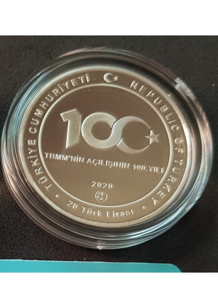 TBMM meclisinin Açılışının 100. Yılı Gümüş Hatıra Parası Sertifikalı fiyatları