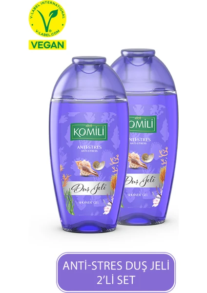 Anti-Stres Vegan Seyahat Boy Duş Jeli - Egzotik Koku - 2 x 200 ml