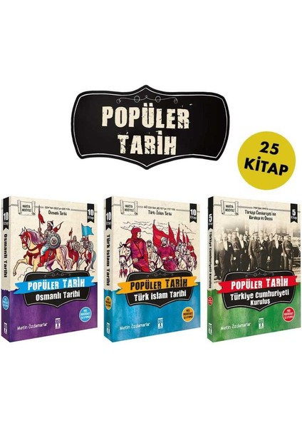 Popüler Tarih Seti (25 Kitap) - Metin Özdamarlar