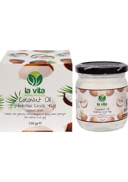Kozmetik Organik Hindistan Cevizi Yağı 150 gr (Soğuk Sıkım) fiyatları