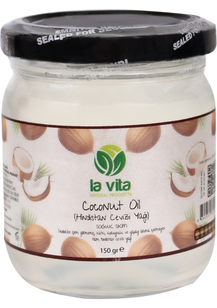 Kozmetik Organik Hindistan Cevizi Yağı 150 gr (Soğuk Sıkım) modelleri