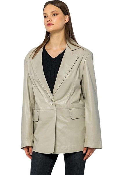 Basic & More Kadın Oversize Blazer Ceket - Ob