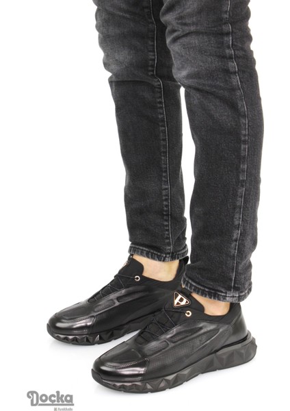 Erkek Deri Spor Tarz Kalın Taban Günlük Ayakkabı MR24/CS8489