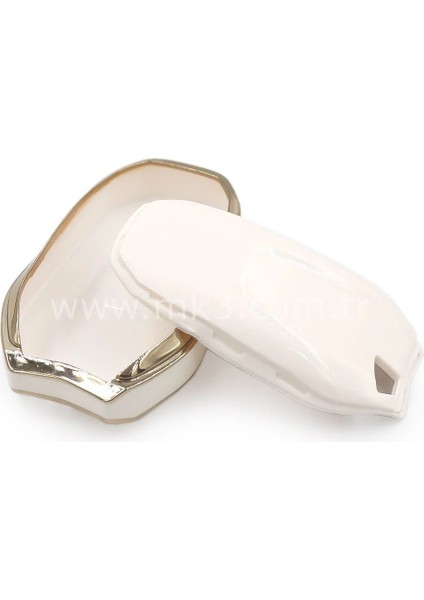 Peugeot 208 308 408 508 2008 3008 5008 Keyless Go Nano Anahtar Kılıfı 3 Buton Beyaz fırsatları