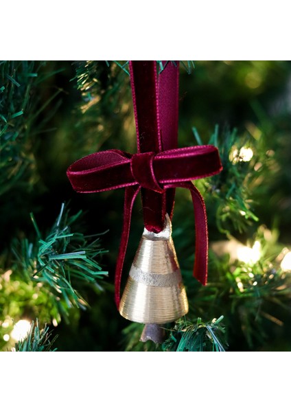 Yılbaşı Ağacı Süsü Kurdeleli Küçük Çan modelleri