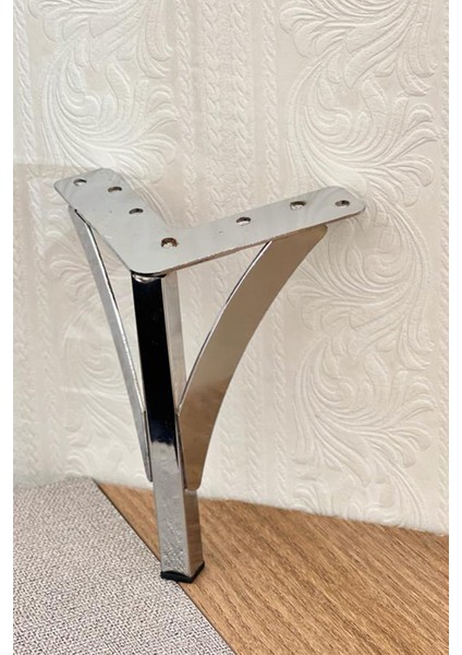 8 Adet 15 cm Eyfel Model Krom Metal Mobilya, Dolap, Koltuk, Tv Ünitesi Ayakları fırsatları