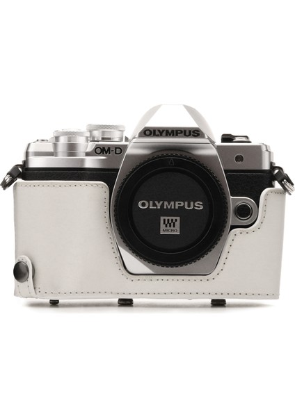 Olympus OM-D E-M10 Mark III Suni Deri Kamera Çantası