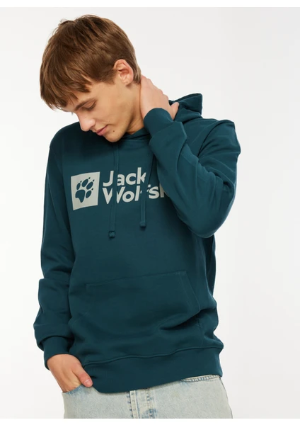 Jack Wolfskin Arthur Hoody Yeşil Erkek Kapüşonlu Sweatshirt 1000001TR