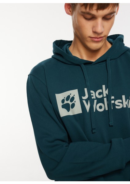 Jack Wolfskin Arthur Hoody Yeşil Erkek Kapüşonlu Sweatshirt 1000001TR