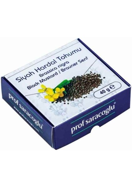 Prof Saracoglu Hardal Tohumu (Brassica Nigra L.) 40 gr
