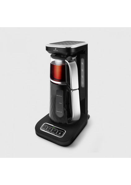 Robotea Pro Quartz 4 in 1 Konuşan Çay Makinesi Black Chrome