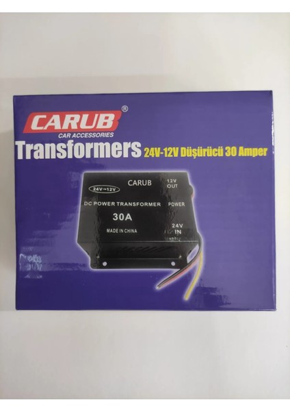 Transformers 24V - 12V Düşürücü 30 Amper