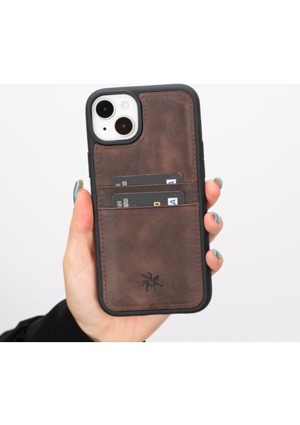 iPhone 15 Plus Capri Kartlıklı Deri Arka Telefon Kılıfı indirimleri