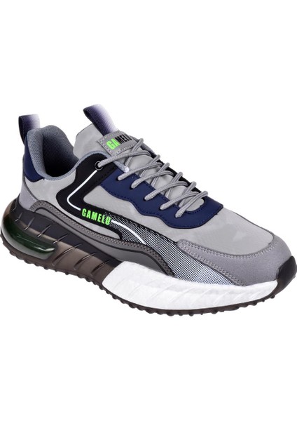 Erkek Spor Ayakkabı Sneaker Ek-Long Füme