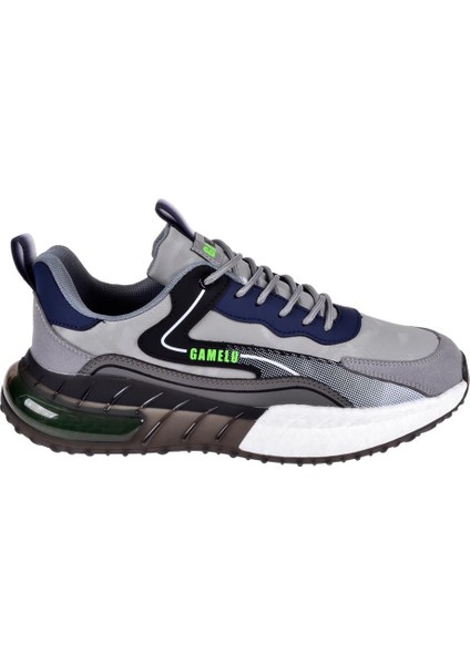Erkek Spor Ayakkabı Sneaker Ek-Long Füme