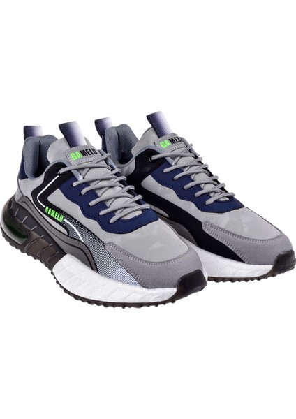 Erkek Spor Ayakkabı Sneaker Ek-Long Füme