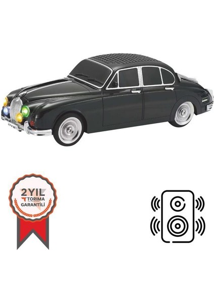 WS-596 Taşınabilir Kablosuz Bluetooth Hoparlör Siyah