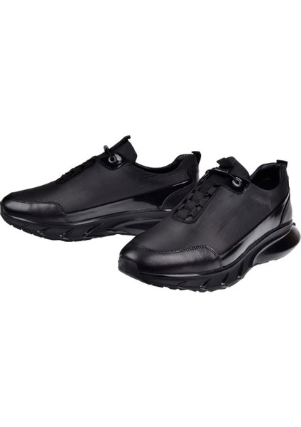 Voyager Hakiki Deri Erkek Spor Ayakkabı VOY-6357 SİYAH fırsatları