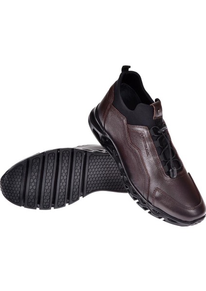 Hakiki Deri Günlük Erkek Ayakkabı HJ-19664-M Kahve indirimleri
