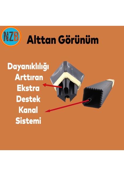 Mobilya Kanepe Sehpa Tv Ünitesi Koltuk Ayağı Baza Ayak 23 cm Siyah Altın fırsatları