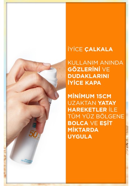 Garnier Ambre Solaire Makyaj Üstü Güneş Koruyucu Yüz Misti